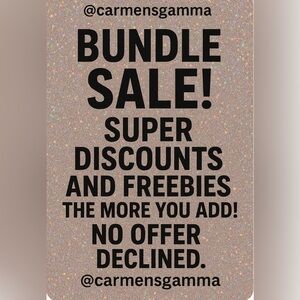 Bundle Sale